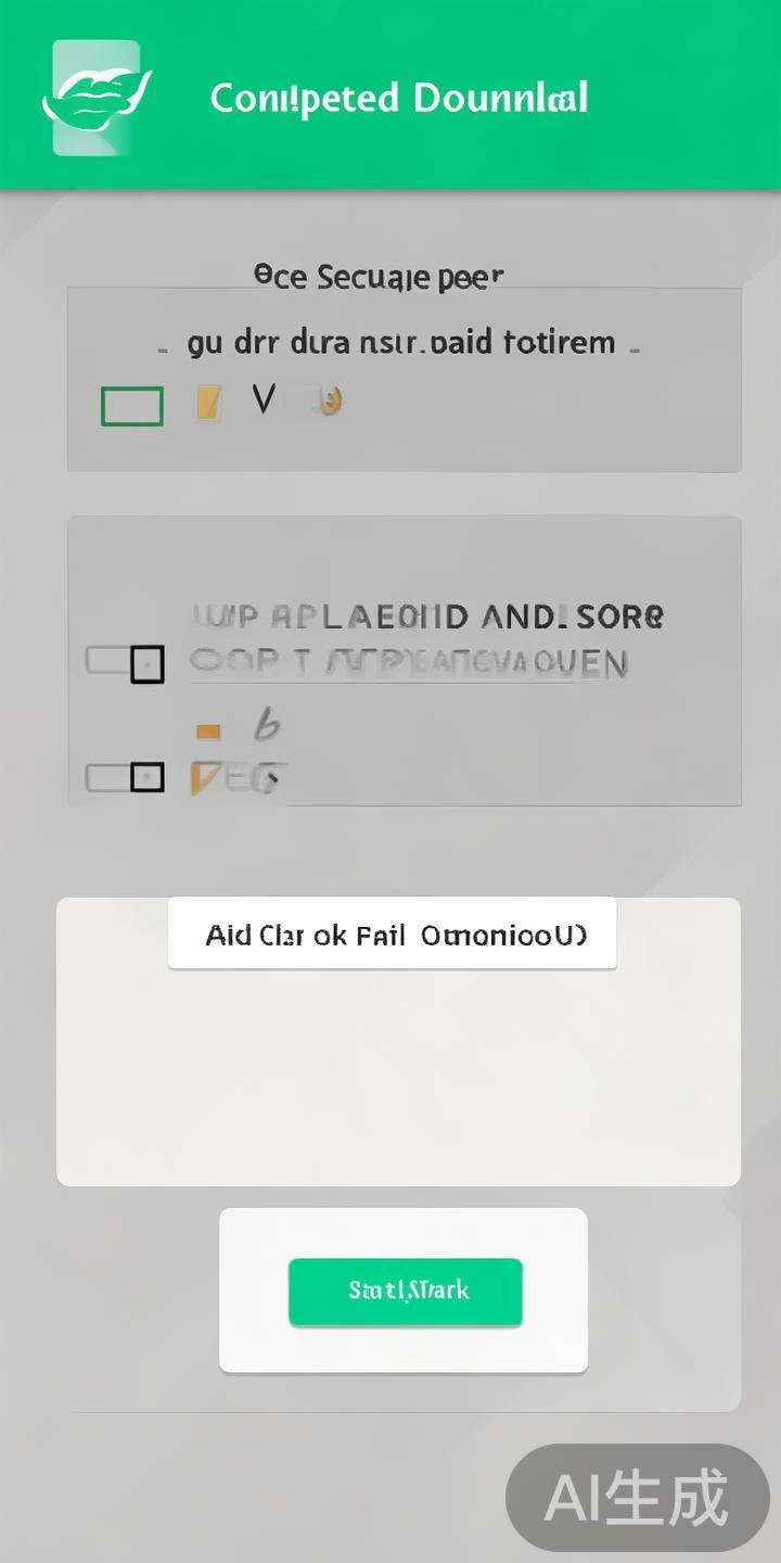 下载完成后，设备会提示保存文件。请选择合适的存储路