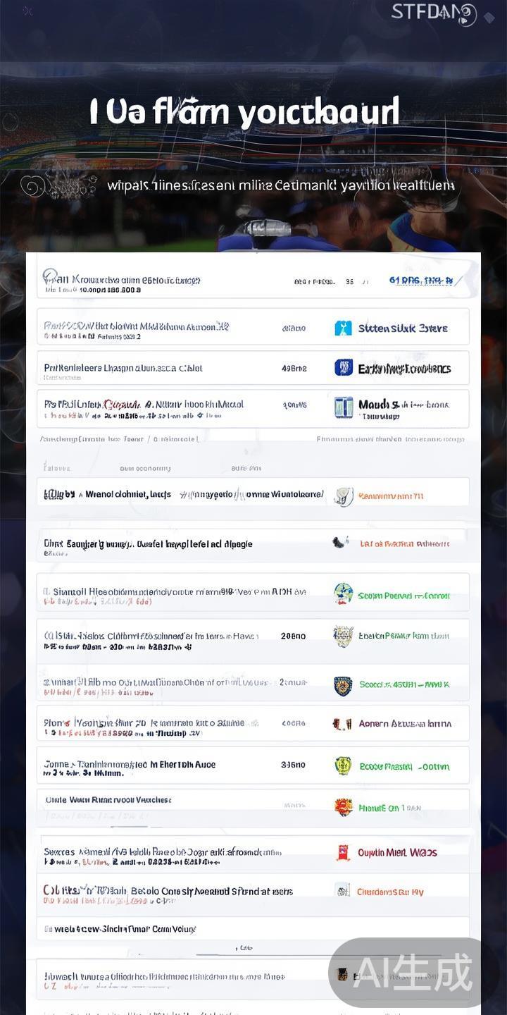 浙韦德体育备用网址官网最新赛事信息一览:精彩赛事全攻略 官网提供详细的赛事时间表,方便用户提前制定投注计划